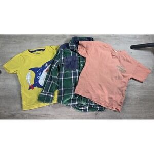 Mini Boden + Tucker & Tate + Zara Boys 3T Bundle Shark‎ Plaid Skate Tee